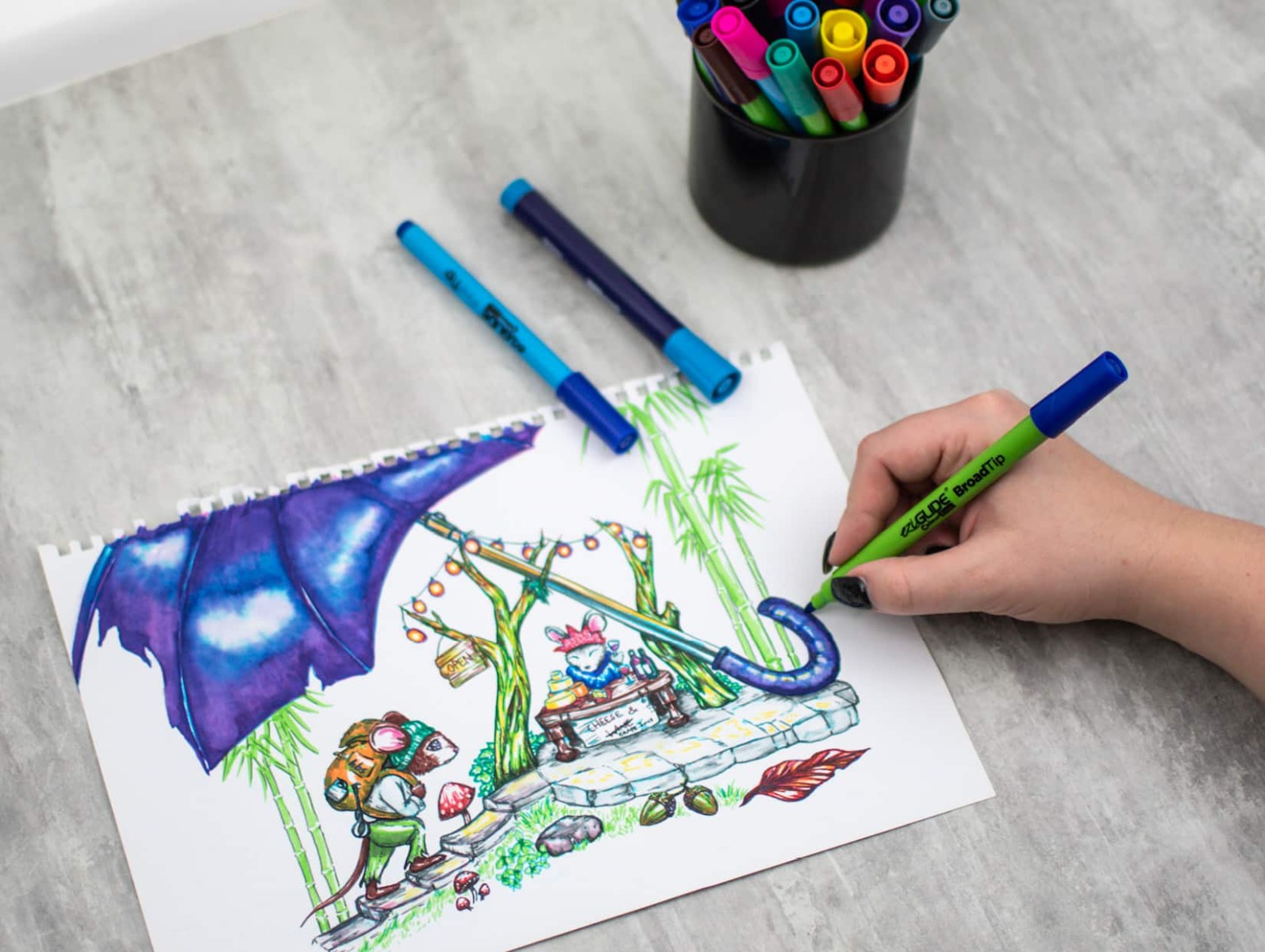 eziGLIDE Colouring Pens